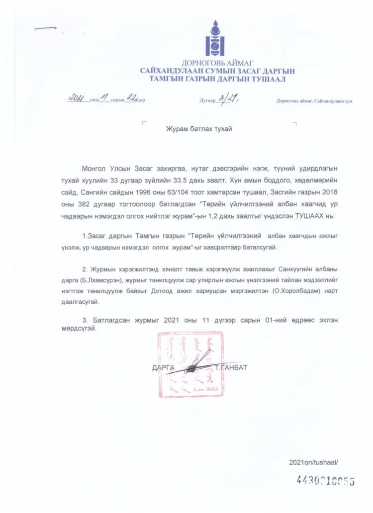 Журам батлах тухай