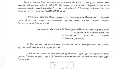 АЖЛЫН ХЭСЭГ БАЙГУУЛАХ ТУХАЙ